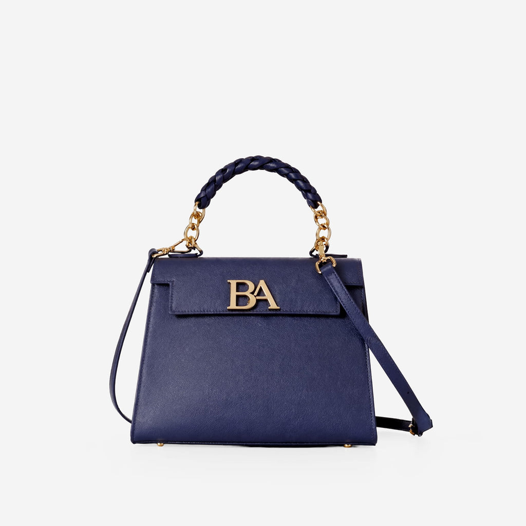 Navy Luxe Satchel