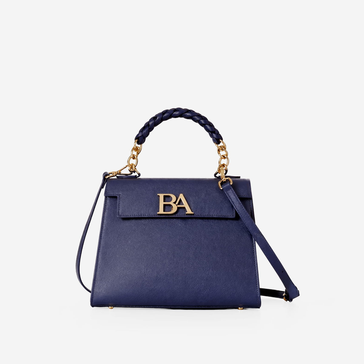 Navy Luxe Satchel